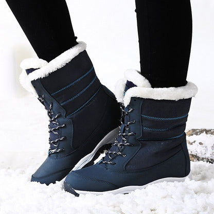 FUNMARS™ | Women’s Winter Lace-Up Snow Boots