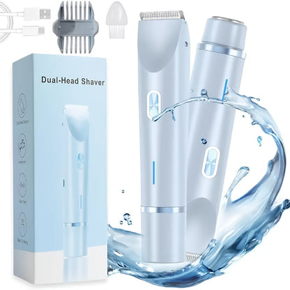 SilkTrim | Women’s Shaver – Dual-Head Precision & USB Charging