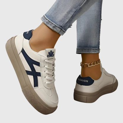 Elza™ | Women’s Canvas Sneakers – Lightweight Lace-Up