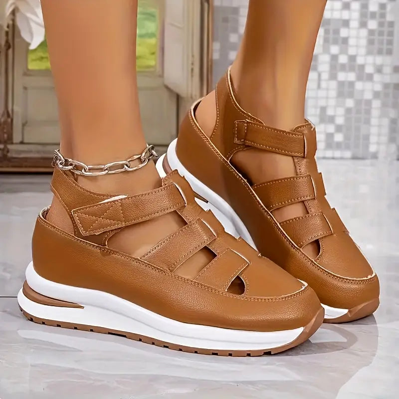 Charlot | Women’s Platform Walking Sandals – Supportive & Lightweight