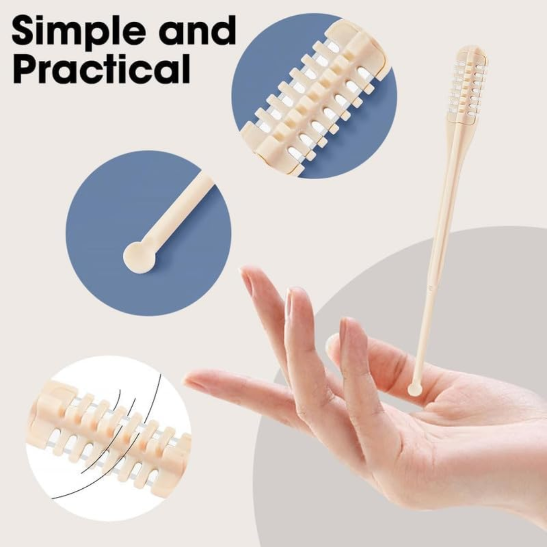 GentleGroom | Nose Hair Trimmer 360° Rotating Function for Painless & Portable Use