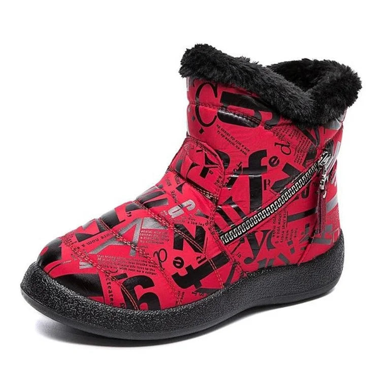 BeckyWalk™ | Women’s Printed Winter Ankle Boots