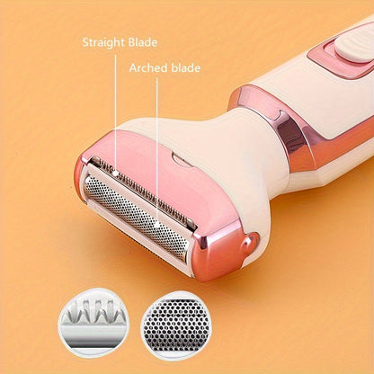 LuxeCare™ Rechargeable ladies' shaver - Gentle 4-in-1 care everywhere