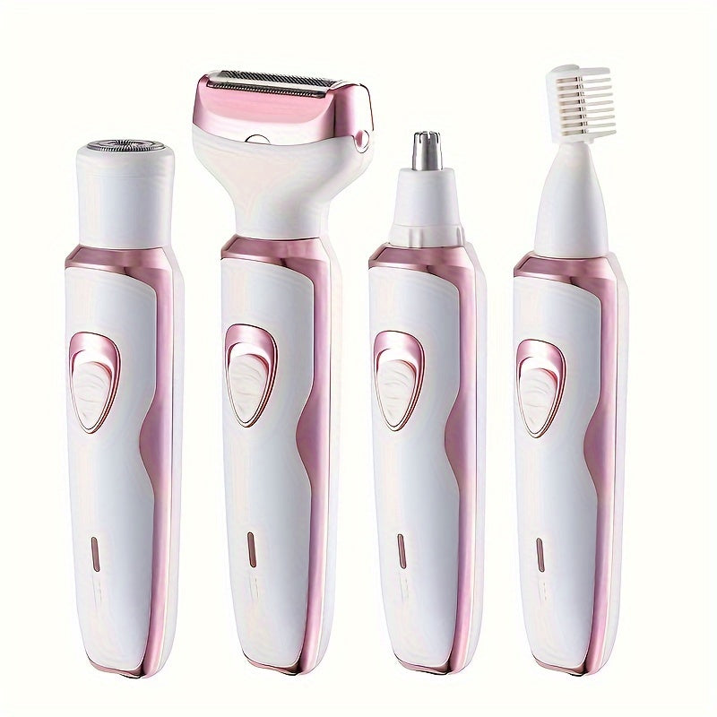 LuxeCare™ Rechargeable ladies' shaver - Gentle 4-in-1 care everywhere