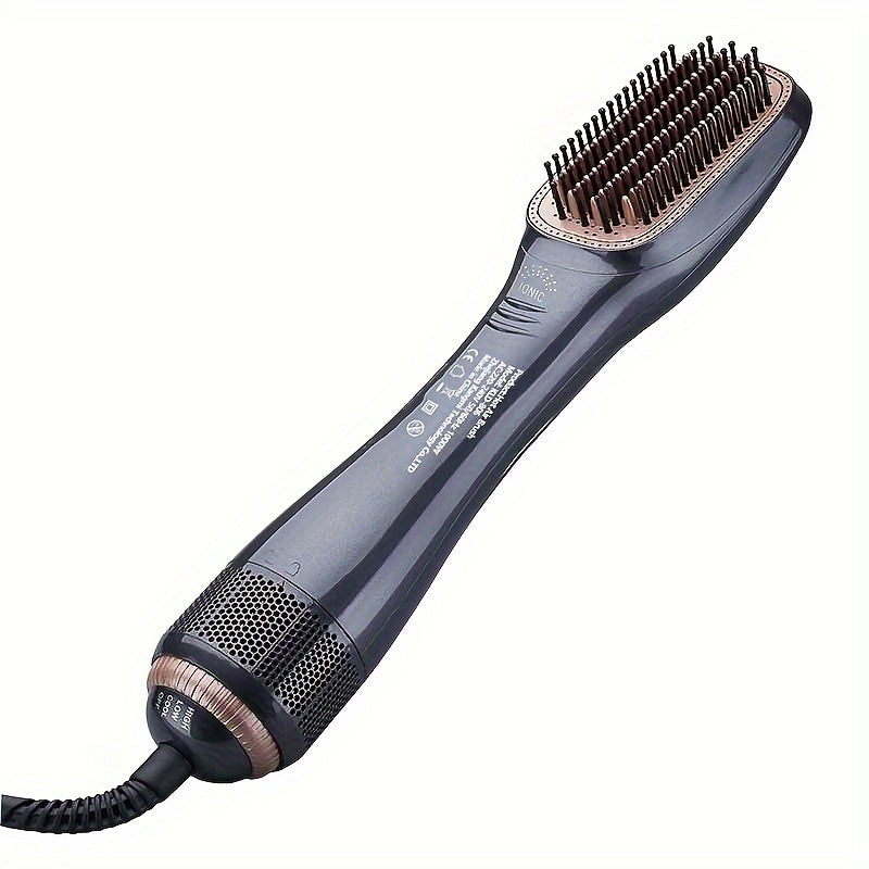 StyleFlow™ – 2-in-1 Hot Air Brush for Drying, Straightening & Soft Curls