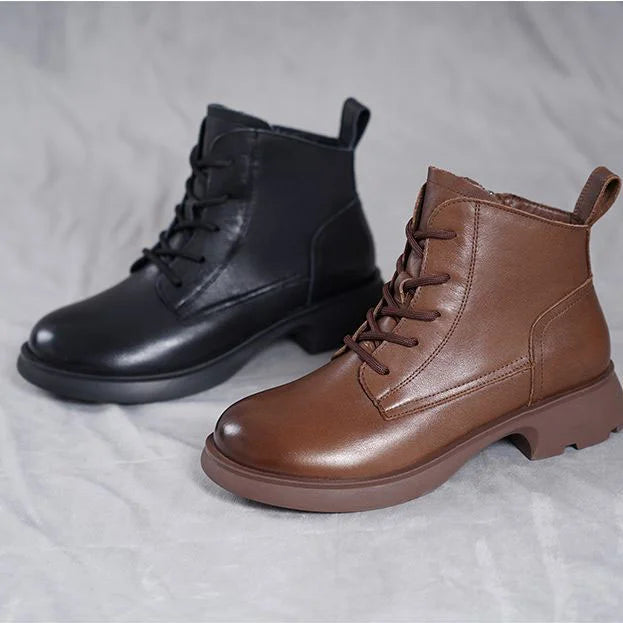 Vellano™ | Women’s British Style Boots – Warm & Non-Slip