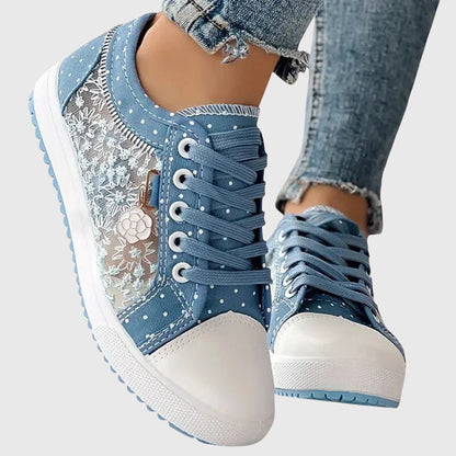Elena™ | Women’s Breathable Floral Sneakers