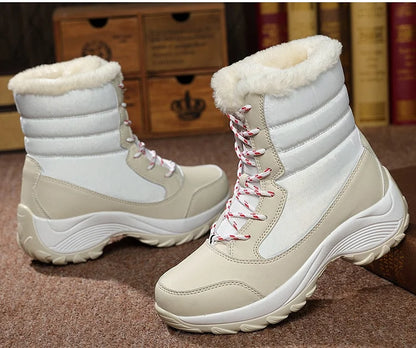 FUNMARS™ | Women’s Winter Lace-Up Snow Boots
