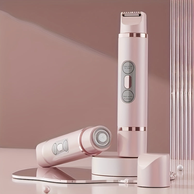 PureSilk™ – 2 in 1 Rechargeable Cordless Shaver for Smooth, Irritation-Free Hair Removal