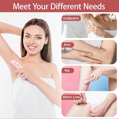 SilkTrim | Women’s Shaver – Dual-Head Precision & USB Charging