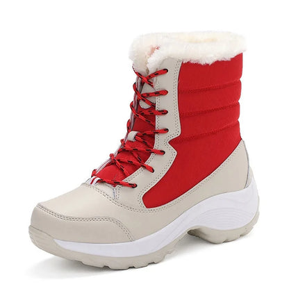 FUNMARS™ | Women’s Winter Lace-Up Snow Boots