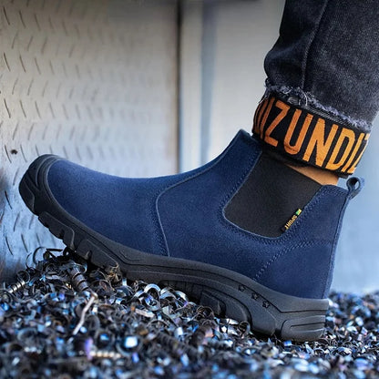 Step™ | Men’s Steel Toe Work Boots – Lightweight & Durable