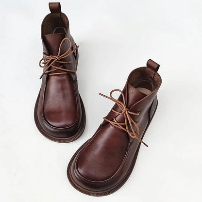 G&ZaCo™ | Retro Lace up Ankle Boots for Women