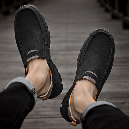 Gravix® - Genuine Leather Shoes with Orthopedic Support & Ultra-Comfort Sole