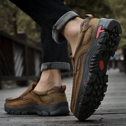 Gravix® - Genuine Leather Shoes with Orthopedic Support & Ultra-Comfort Sole