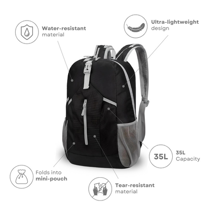 AeroPack™ | Ultralight Foldable Outdoor Backpack
