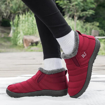 FrostStep | Waterproof Slip-On Winter Snow Boots