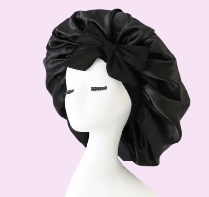SilkAura™ Luxury Silk Hair Wrap – Nighttime Hair Protection