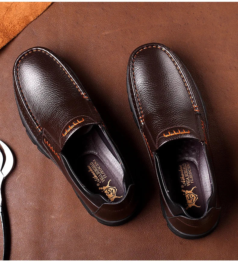 ALVANO | Men’s Classic Loafers – Soft, Anti-Slip Shoes