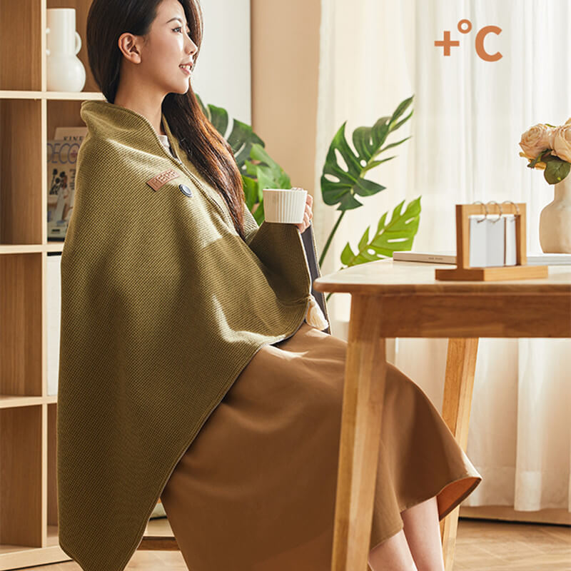 HeatHaven™ – Portable USB Electric Heated Blanket for Home, Office & Travel Comfort