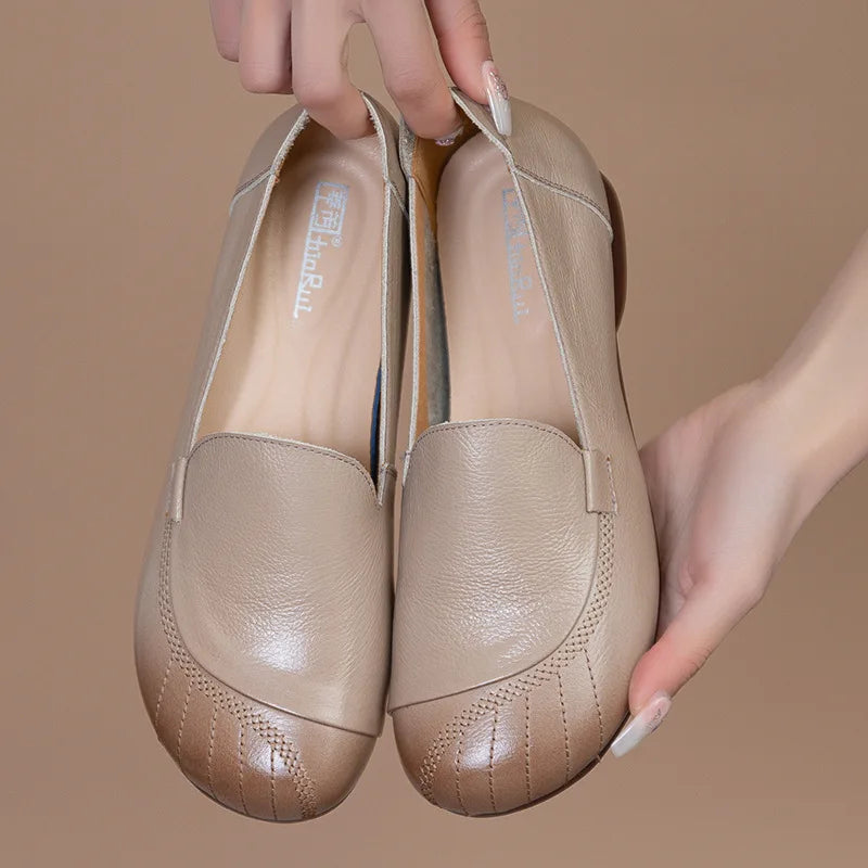 Luviona | Women’s Retro Loafers – Soft Sole Moccasins