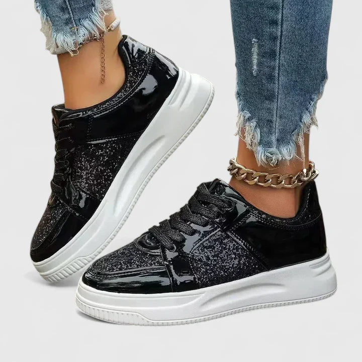 Faynelle | Women’s Sequin Platform Sneakers