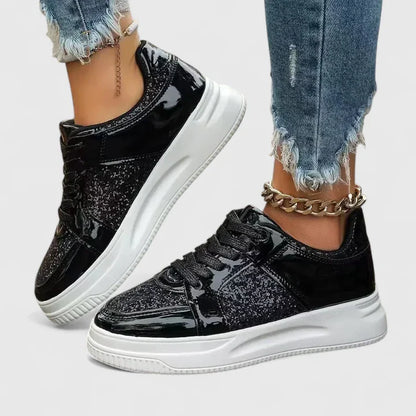 Faynelle | Women’s Sequin Platform Sneakers