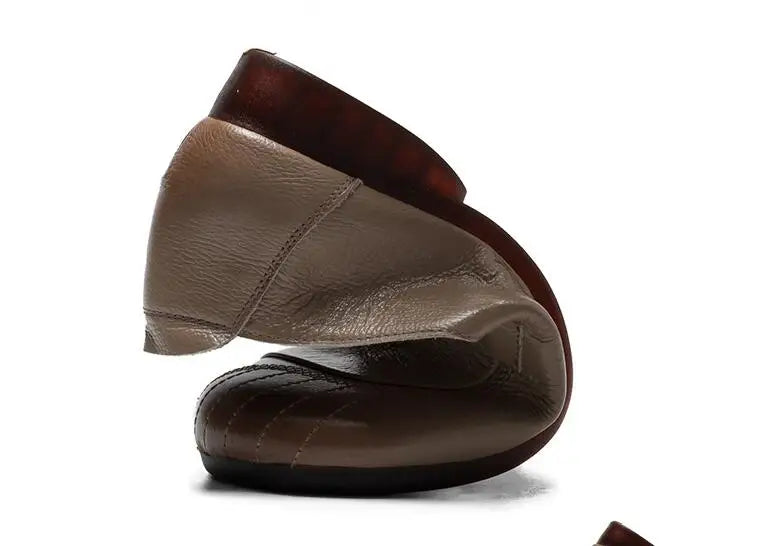 Luviona | Women’s Retro Loafers – Soft Sole Moccasins