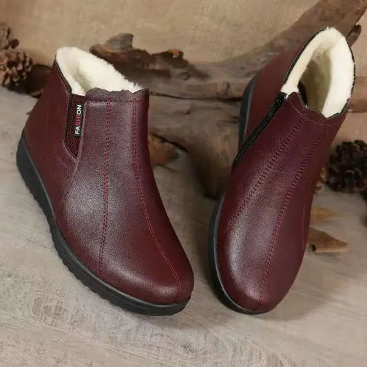 OIMG | Women’s Warm Plush Ankle Boots