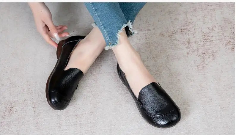 Luviona | Women’s Retro Loafers – Soft Sole Moccasins