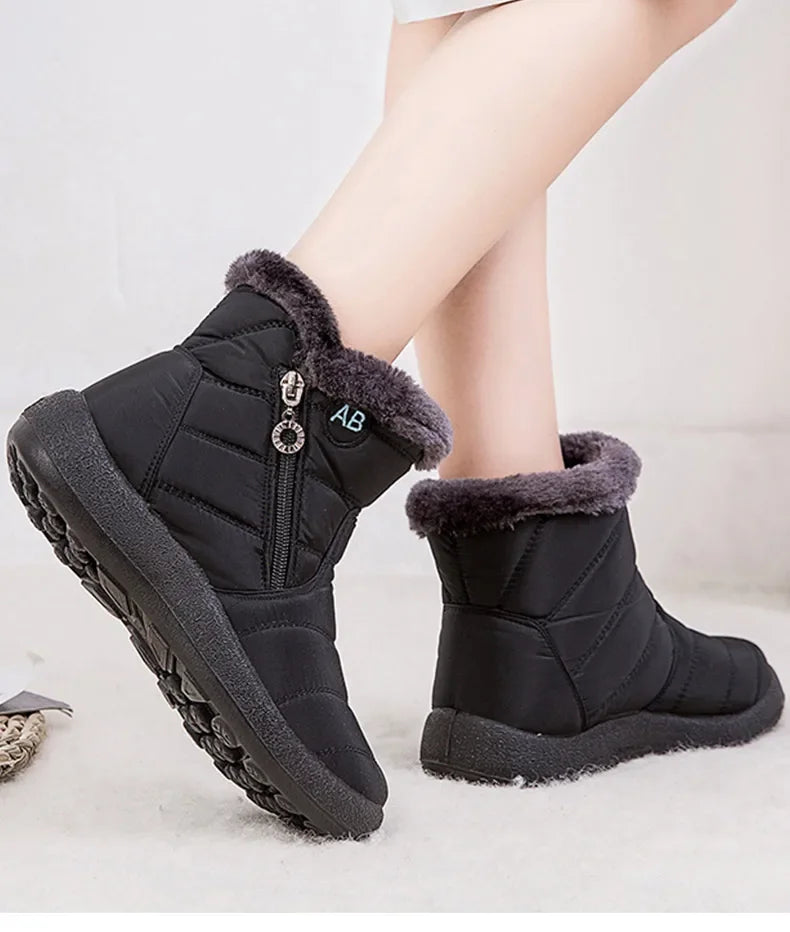 FrostStep | Women’s Waterproof Winter Ankle Boots
