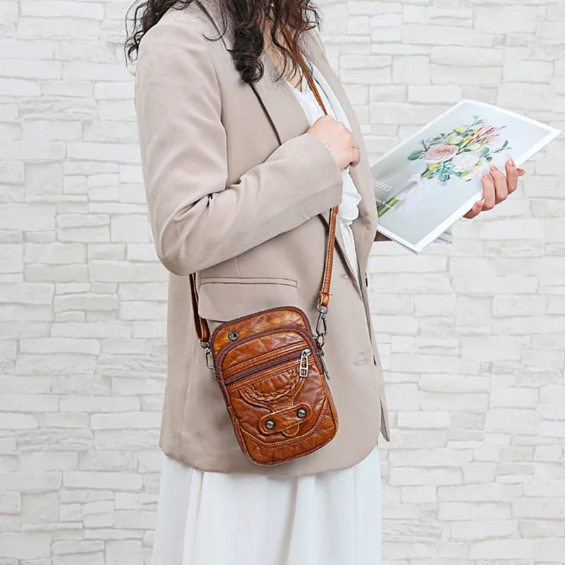 ELVINA™ |Crossbody Bag – Compact & Multi-Functional