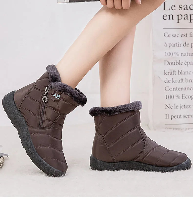 FrostStep | Women’s Waterproof Winter Ankle Boots