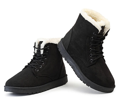 RanLinli™ | Warm Lace-Up Ankle Snow Boots