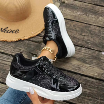 Faynelle | Women’s Sequin Platform Sneakers