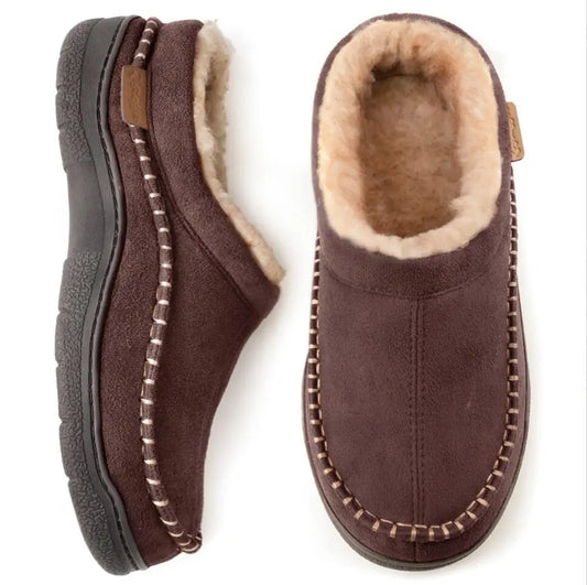 NordStep | Men’s Winter Warm Suede Slippers