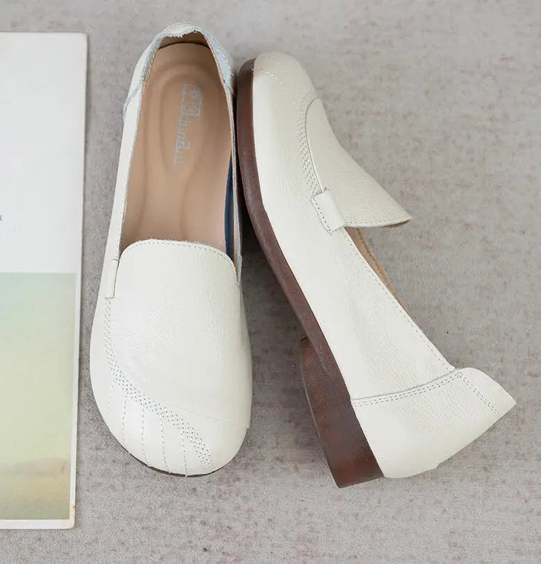 Luviona | Women’s Retro Loafers – Soft Sole Moccasins