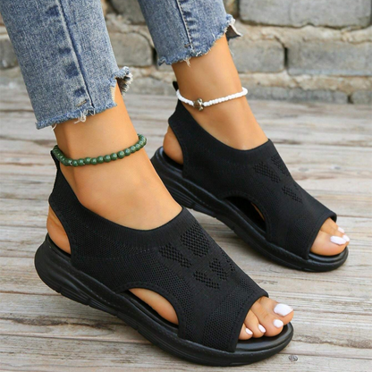 BreezeStep™ – Lightweight Ergonomic Sandals for Women