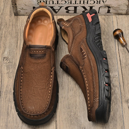 Gravix® - Genuine Leather Shoes with Orthopedic Support & Ultra-Comfort Sole