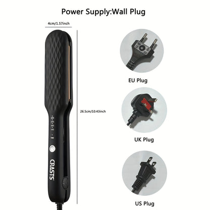CRASTS™ – Straighten, Curl & Crimp with Adjustable Heat & LCD Control