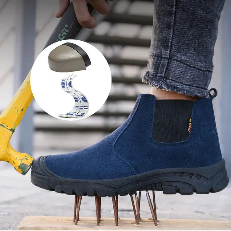 Step™ | Men’s Steel Toe Work Boots – Lightweight & Durable