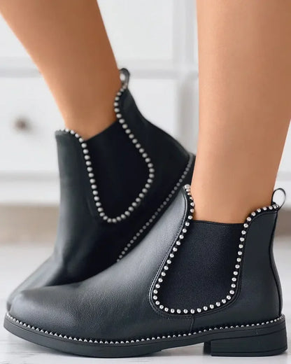 Vantis™ | Women’s Rivet Low-Heel Ankle Boots