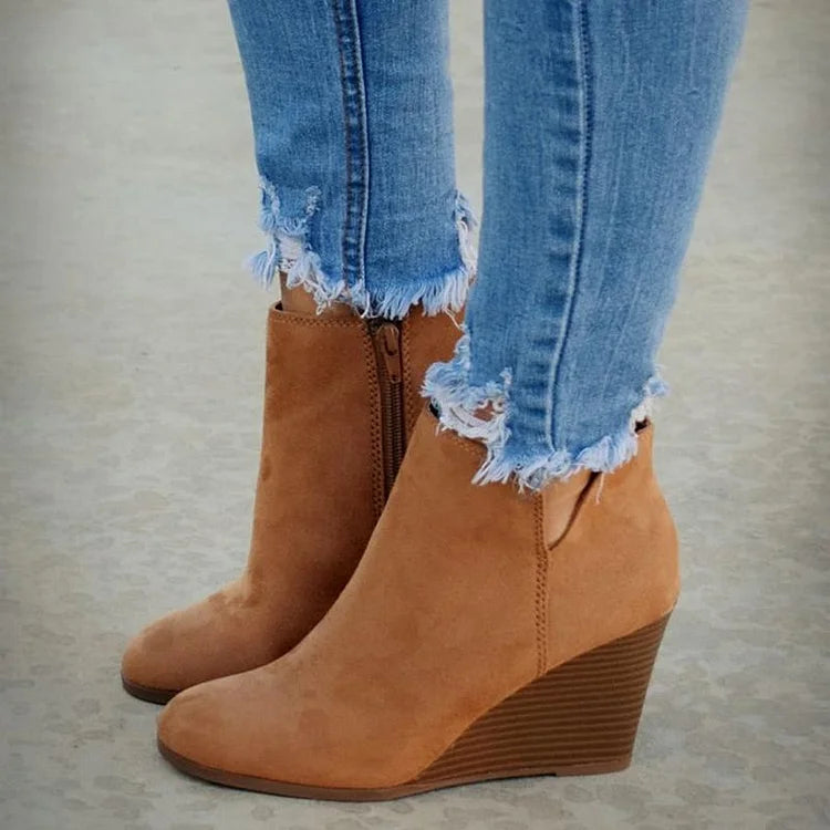 Stride™ | Women’s Platform Wedge Ankle Boots