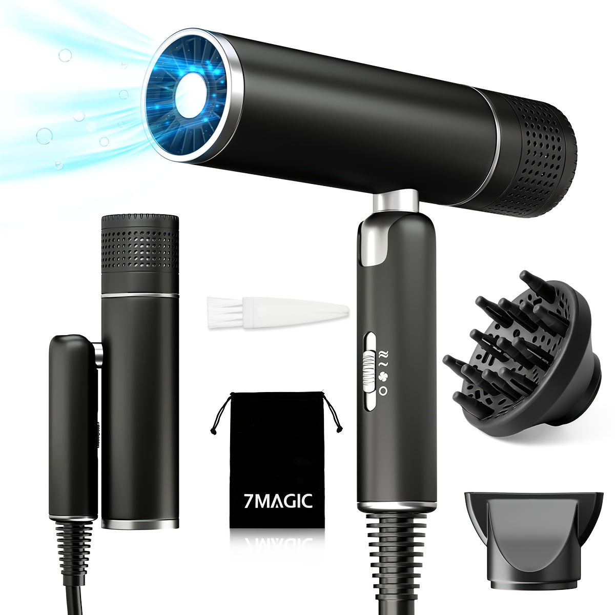 LumiDry™ High-Speed, Ionic Hair Dryer with Diffuser