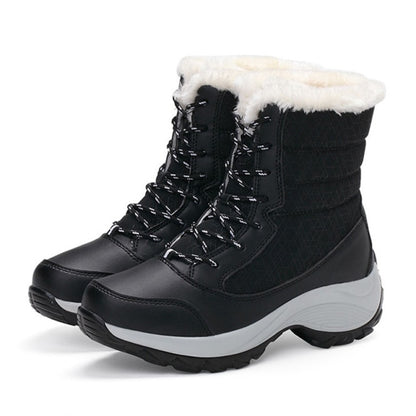 FUNMARS™ | Women’s Winter Lace-Up Snow Boots