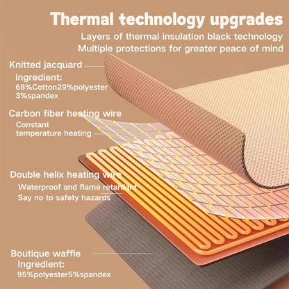 WarmAura™ – Portable USB Heated Shawl & Blanket for Instant Warmth Anywhere