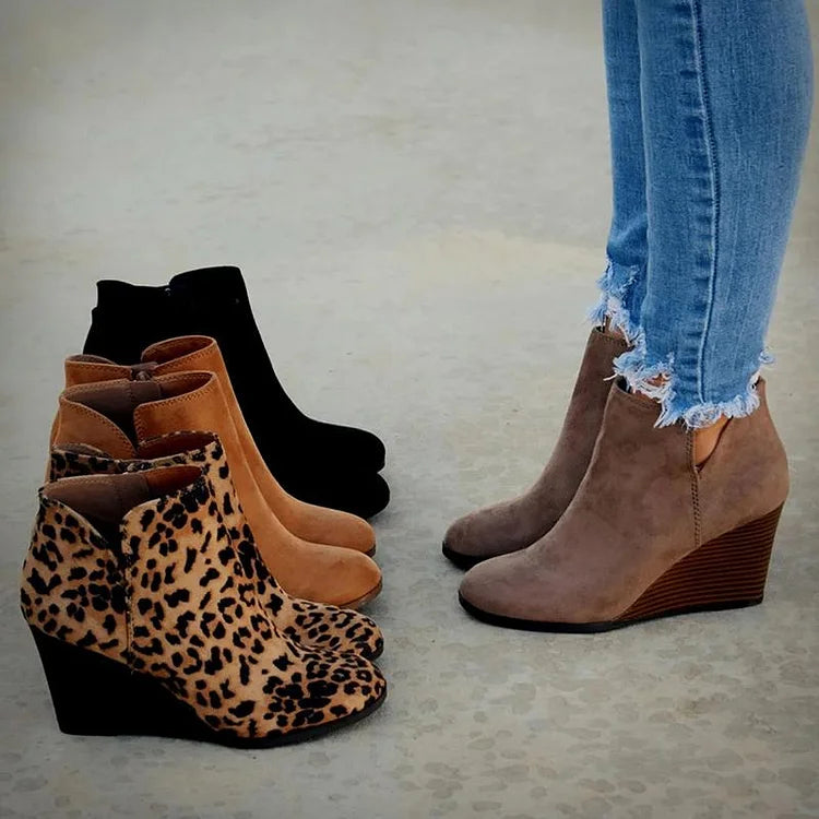 Stride™ | Women’s Platform Wedge Ankle Boots