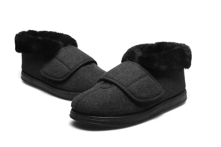 SOFTRU™ | Warm Adjustable Cotton Shoes – Wide Fit