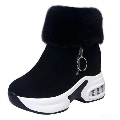 FROZA | Women’s Plush Lace-Up Snow Boots