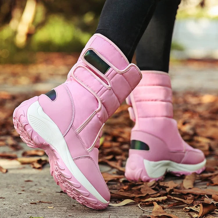 Becky™ | Waterproof Mid-Calf Snow Boots – Warm & Non-Slip